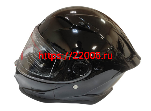 Шлем интеграл COBRA EC H153, черный глянцевый, с очками, размер XL фото 4 Шлем интеграл COBRA EC H153, черный глянцевый, с очками, размер XL фото 4